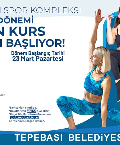 Mart Dönemi Kursları 23 Mart’ta Başlayacak