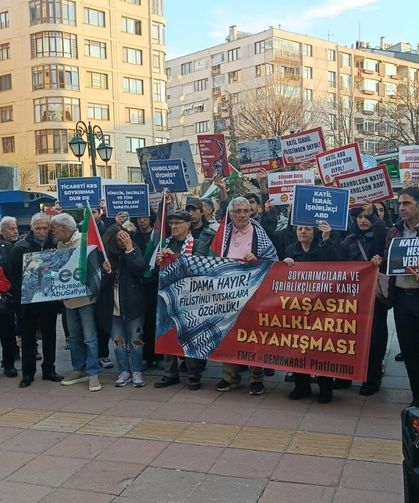 Eskişehir’de Filistin İçin Destek Sesi Yükseldi