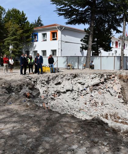 İl Millî Eğitim Müdürü Aydın Okul Yatırımlarını İnceledi