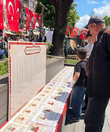 İYİ Parti’den Hamamyolu’nda Şehitler Sergisi