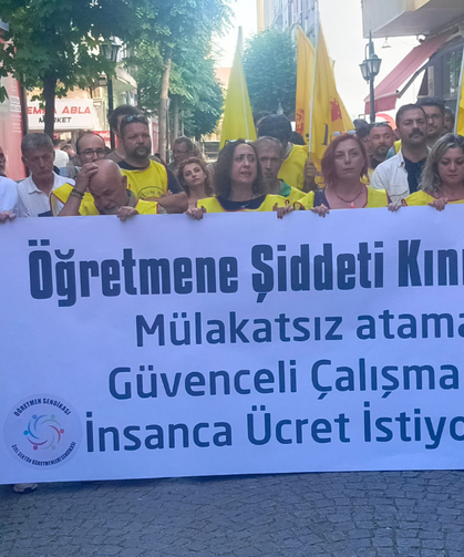Öğretmen Eylemine Gözaltı Tepkisi