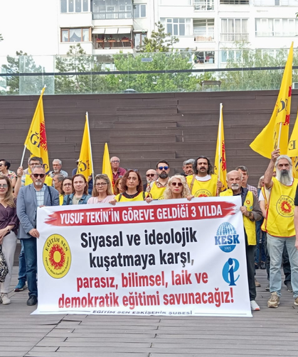 Eğitim Sen'den Yusuf Tekin Değerlendirmesi