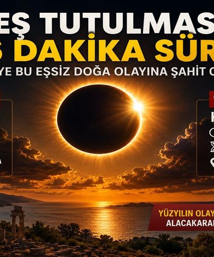 Güneş Tutulması Tam 6 Dakika Sürecek