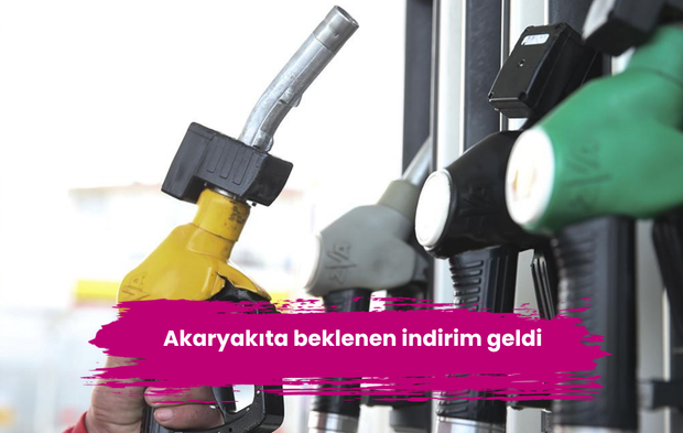 Akaryakıta beklenen indirim geldi