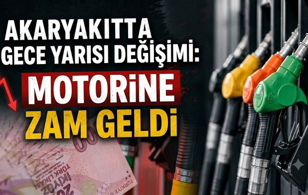 Akaryakıtta gece yarısı değişimi: Motorine zam geldi