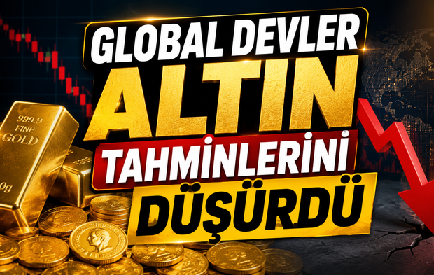 Global devler altın tahminlerini düşürdü