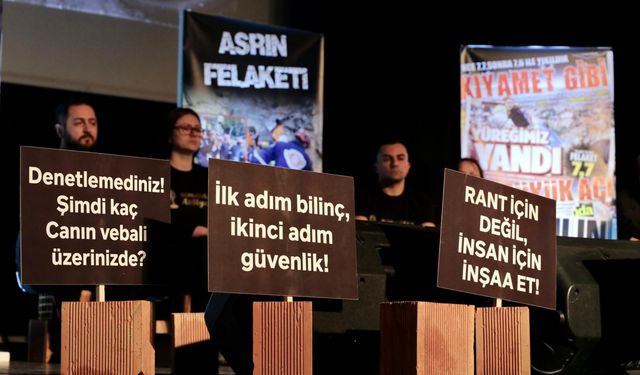 6 Şubat’ın acısı Odunpazarı’nda yankılandı