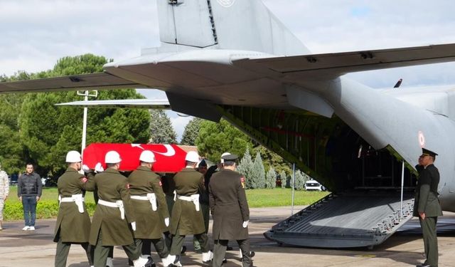 F-16 Kazasında Şehit Olan Pilot Memleketine Uğurlandı