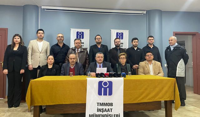 TMMOB: “Depremlere Dünden Daha Hazır Değiliz”