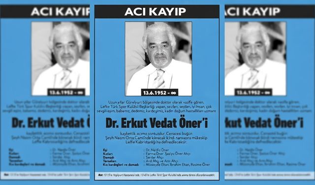 Dr. Erkut Vedat Öner Kimdir, Ölüm Sebebi Nedir, Neden Öldü?
