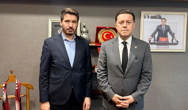 Nebi Hatipoğlu, Mustafa Kemal Bandırma’yı Tbmm’de Ağırladı