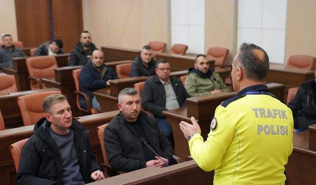 Tepebaşı'nda Şoförler Eğitimlerle Bilinçleniyor
