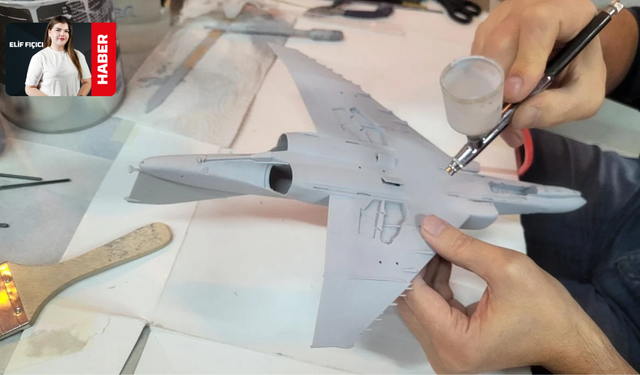 Model Uçak Tutkusu Atölyede Hayat Buldu
