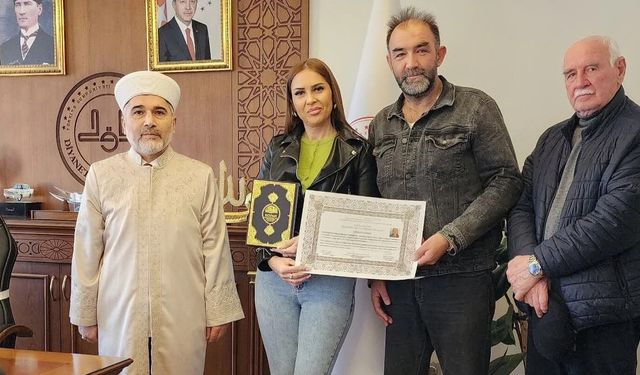 Eskişehir’de İhtida Merasimi: Alena ‘Aleyna’ Oldu