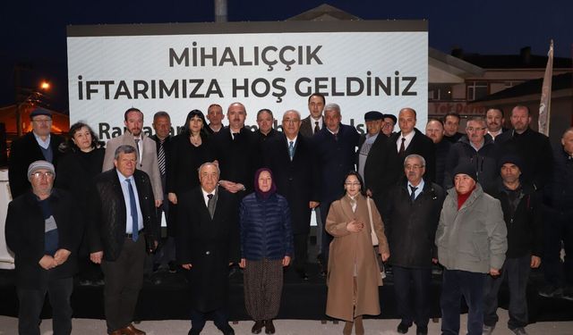 Mihalıççık’ta Ramazan Sofraları Birleşti