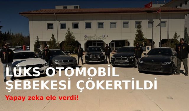 Garajdaki sırrı yapay zeka ele verdi: Lüks otomobil şebekesine dev operasyon