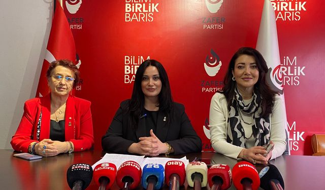 Zafer Partisi Kadın Kolları’ndan 8 Mart’ta Eşitlik Vurgusu