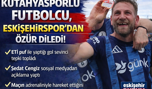 Kütahyasporlu Sedat Cengiz Eskişehirspor’dan Özür Diledi!