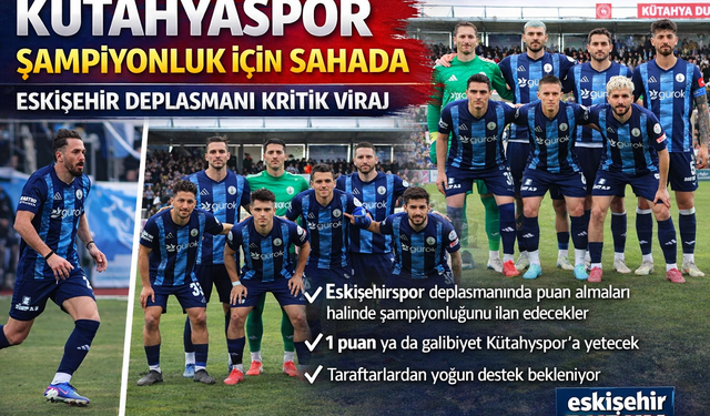 Kütahyaspor Şampiyonluk İçin Sahada: Eskişehir Deplasmanı Kritik Viraj