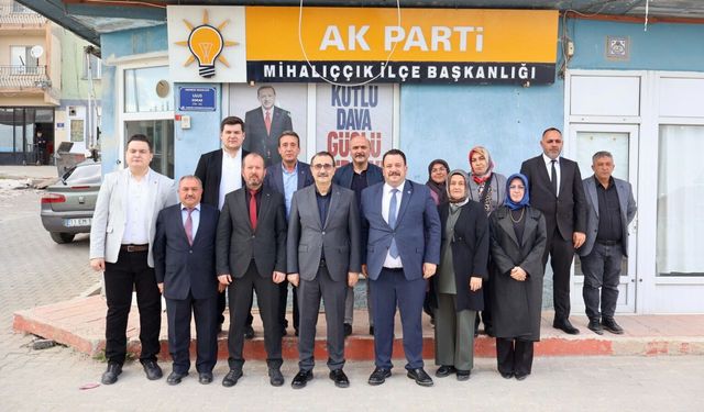 Fatih Dönmez Mihalıççık’ta Temaslarda Bulundu