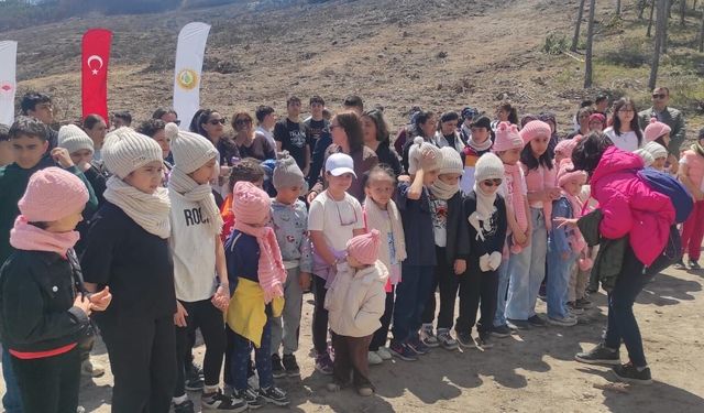 Yüz Çocuk Bin Fidan Etkinliğinde 1000 Fidan Dikildi