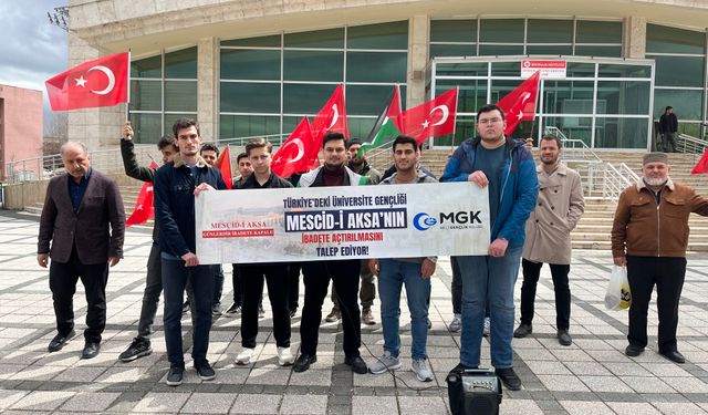 ESOGÜ’de Aksa Tepkisi: “Hedef Mabedi Yıkmak”