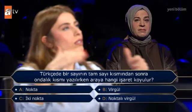 Türkçede bir sayının tam sayı kısmından sonra ondalık kısmı yazılırken araya hangi işaret koyulur?