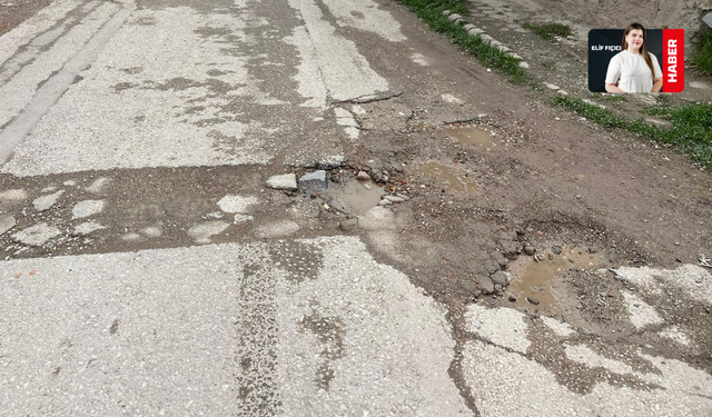 Tepebaşı İlçesindeki Şarhöyük Mahallesinde Vatandaşların Çukurlarla İmtihanı