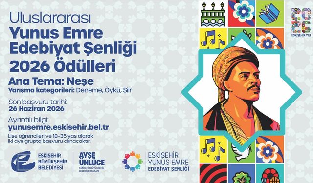 Yunus Emre Edebiyat Şenliği 2026 Ödülleri Başlıyor