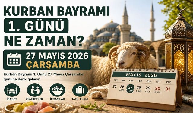 Kurban Bayramı 1. Günü Ne Zaman?