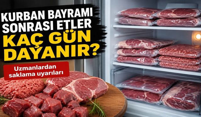 Kurban Bayramı Sonrası Etler Kaç Gün Dayanır?