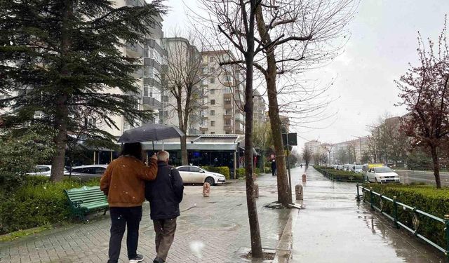 Eskişehir’de Karla Karışık Yağmur Uyarısı Yapıldı