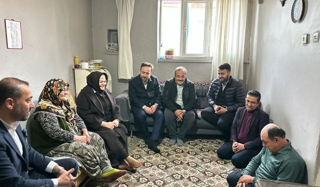 Milletvekili Gürcan'dan Sazova'da Hane Ziyareti