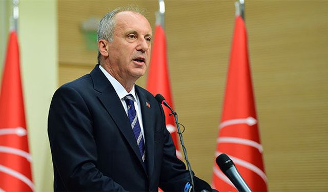 Muharrem İnce: "Bütün partililerimize sakin olmayı öneriyorum"