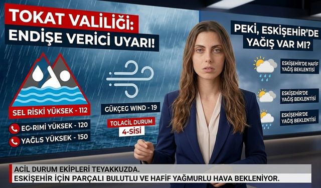 Tokat Valiliğinden Endişe Verici Uyarı! Peki, Eskişehir’de Yağış Var mı?