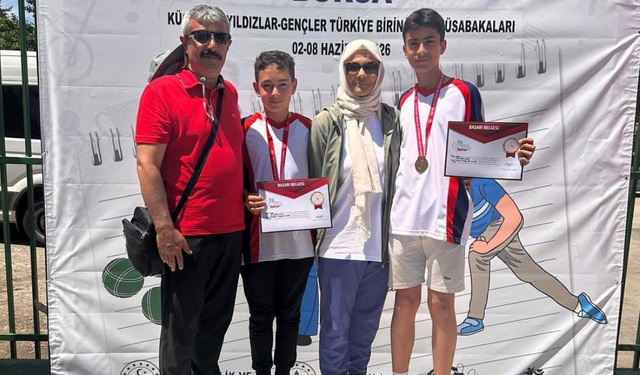 Bocce Şampiyonasında Eskişehir'e Çifte Gurur