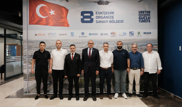 Gediz OSB Heyeti Eskişehir OSB’yi Ziyaret Etti