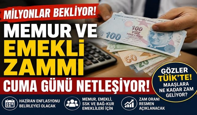 Memur ve Emekli Zammı Cuma Günü Netleşiyor!