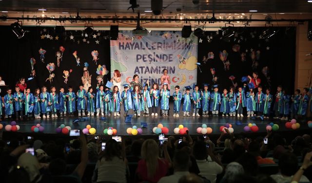Odunpazarı'nda Minikler Mezuniyet Coşkusu Yaşadı