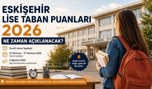 Eskişehir Lise Taban Puanları 2026