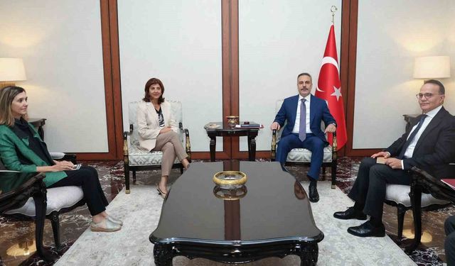 Bakan Fidan, BM Temsilcisi Cuellar ile Kıbrıs’ı Görüştü