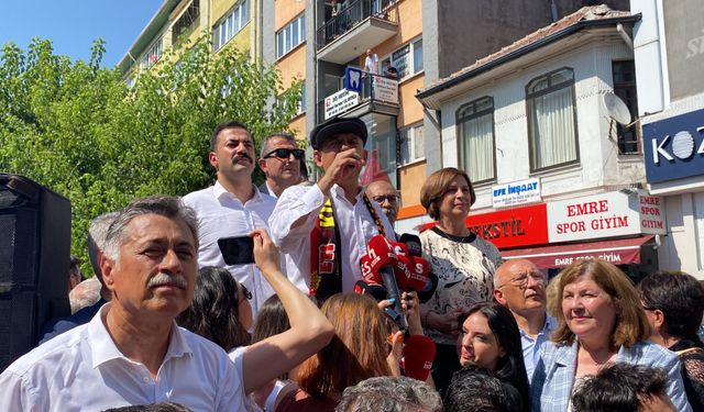 Özgür Özel Hamamyolu’nda Eskişehirlilerle Buluştu