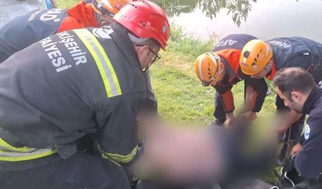 Porsuk Çayı'nda acı olay! Hareketsiz halde bulunan kadın hayatını kaybetti