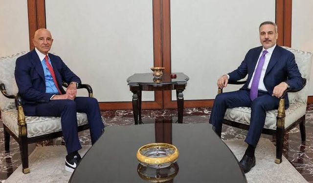 Bakan Fidan, ABD Büyükelçisi Tom Barrack’ı Kabul Etti