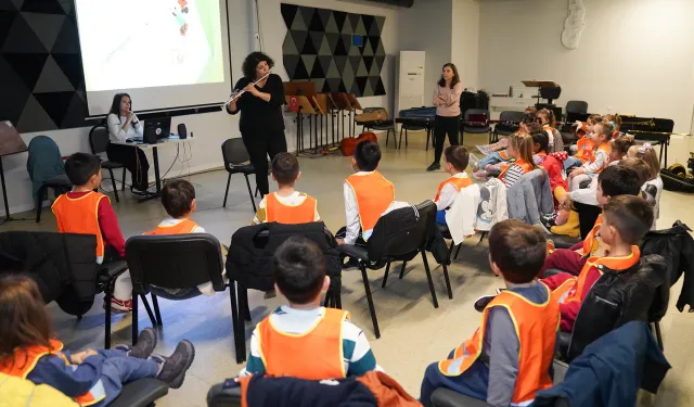 Tepebaşı Çocuk Senfoni Orkestrası Çocuklara Müziği Sevdiriyor