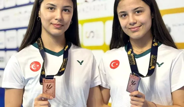 Eskişehirli milli sporcu ikizler Avrupa 3'üncüsü oldu