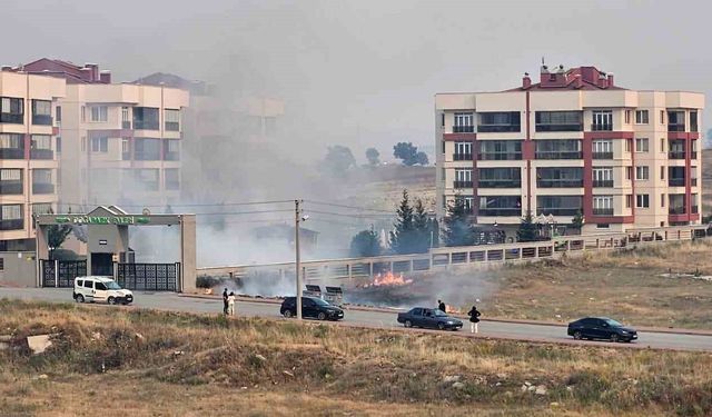 “Eskişehir’de Çöp Konteynerinde Yangın Paniği”