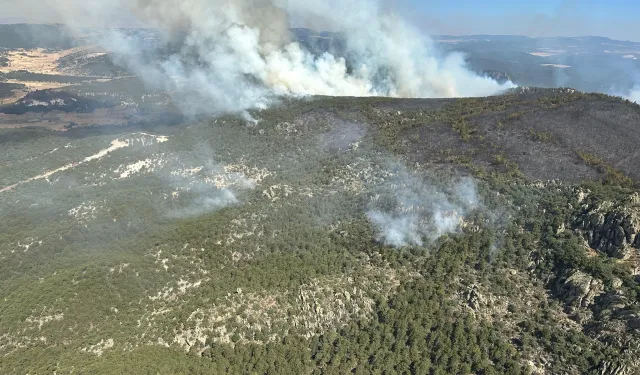 Eskişehir’deki Orman Yangını 2. Gününde