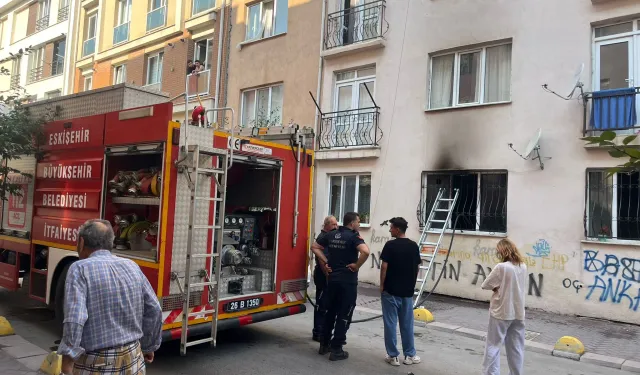 Eskişehir’de Apartman Yangını