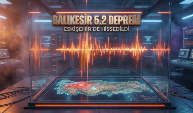 Balıkesir Sındırgı’da 5,2 büyüklüğünde deprem Eskişehir'de de Hissedildi.